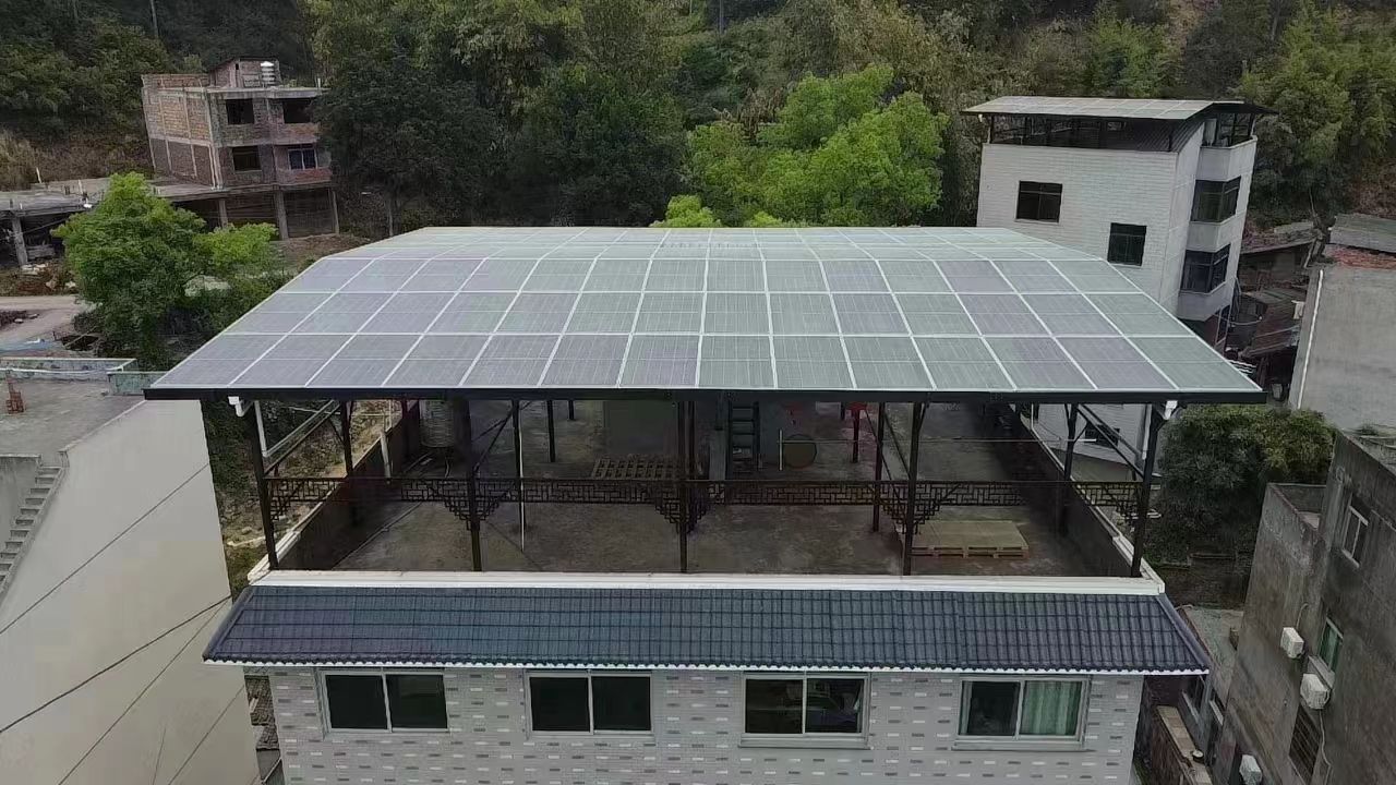 无锡15kw+10kwh自建别墅家庭光伏储能系统